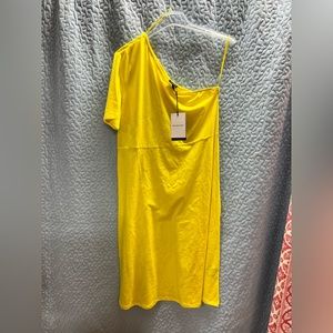 Off shoulder knit dress